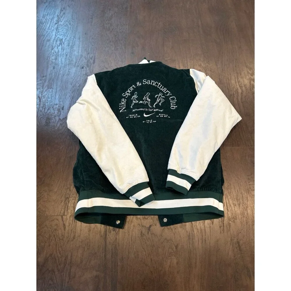 Nike Sport Sanctuary Jacket Running Green Wellness Dept. FB9972-397 size Small‎